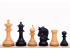 Piezas de ajedrez Corinthian ebonisadas 4''